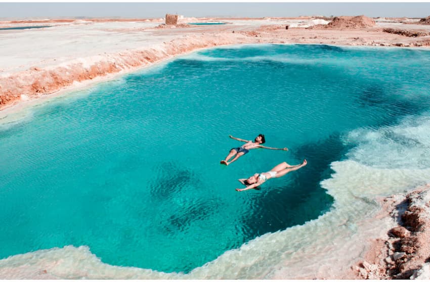 Float in the Salt Lakes